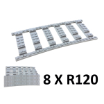 Ballast Plaat R120 Set - 8 stuks voor 8 R120 bochten